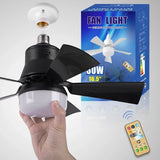 ⏳LAST DAY SALE 60% OFF🔥40W LED Ceiling Fan Light – 20.5” Ultra-Quiet with Remote 🎯 | E27 + FREE B22 Adapter 🔌 | For Bedroom 😴, Kitchen 👩‍🍳 & Garage 🛠️ – UK Ready! 🇬🇧