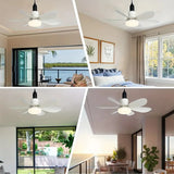 ⏳LAST DAY SALE 60% OFF🔥40W LED Ceiling Fan Light – 20.5” Ultra-Quiet with Remote 🎯 | E27 + FREE B22 Adapter 🔌 | For Bedroom 😴, Kitchen 👩‍🍳 & Garage 🛠️ – UK Ready! 🇬🇧
