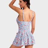 👙Last Day Sale💃 Women's One Piece Tummy Control Tie Knot Swimsuit