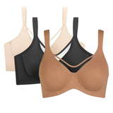 🏆 Last Day Special Price £9.99! 💐Women's Elegant Sheer Full Coverage Plus Size Bra