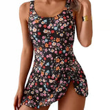 👙Last Day Sale💃 Women's One Piece Tummy Control Tie Knot Swimsuit