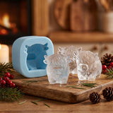 ⏳Last Day Special Price ￡6.99!!🐮 Mini Highland Cow Ice Cube Mold – Cute 3D Ice for Drinks, Parties & Gifts