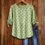 Vintage Polka Dot Blouse