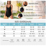 👙Last Day Sale💃 Women's One Piece Tummy Control Tie Knot Swimsuit