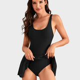 👙Last Day Sale💃 Women's One Piece Tummy Control Tie Knot Swimsuit