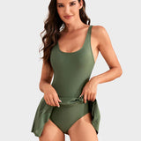 👙Last Day Sale💃 Women's One Piece Tummy Control Tie Knot Swimsuit