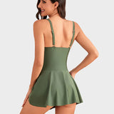👙Last Day Sale💃 Women's One Piece Tummy Control Tie Knot Swimsuit