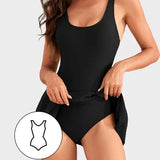 👙Last Day Sale💃 Women's One Piece Tummy Control Tie Knot Swimsuit
