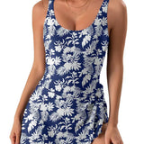 👙Last Day Sale💃 Women's One Piece Tummy Control Tie Knot Swimsuit