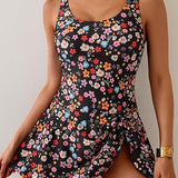 👙Last Day Sale💃 Women's One Piece Tummy Control Tie Knot Swimsuit