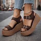 Naia Wedge with Buckle