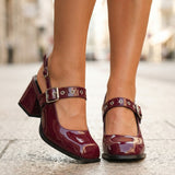 Glossy Arabella Heels