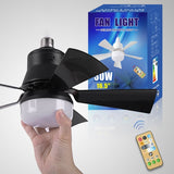⏳LAST DAY SALE 60% OFF🔥40W LED Ceiling Fan Light – 20.5” Ultra-Quiet with Remote 🎯 | E27 + FREE B22 Adapter 🔌 | For Bedroom 😴, Kitchen 👩‍🍳 & Garage 🛠️ – UK Ready! 🇬🇧