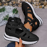 Comfortable Lightweight Wedges with Side Zip