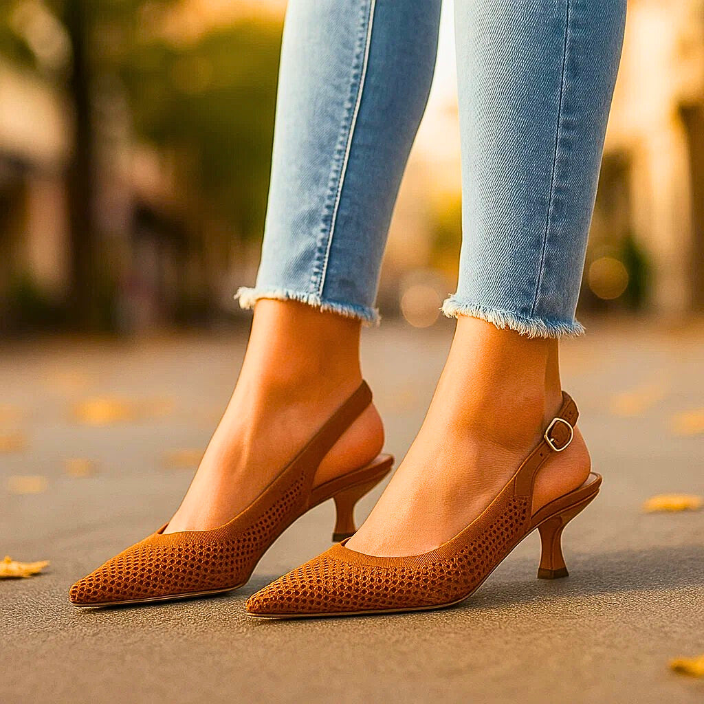 AVELINA NET HEELS