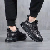 Men's Casual Leather-Look Air Cushion Shoes