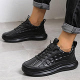 Men's Casual Leather-Look Air Cushion Shoes