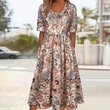 Vintage Ethnic Style Dress