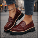 Platform Loafers Black