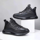 Men's Casual Leather-Look Air Cushion Shoes