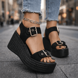 Naia Wedge with Buckle