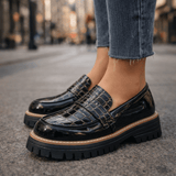Platform Loafers Black
