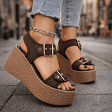 Naia Wedge with Buckle