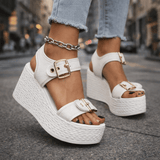 Naia Wedge with Buckle