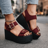 Naia Wedge with Buckle