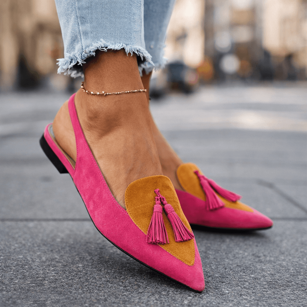 Charlotte - Sandals with Straps and Tassels