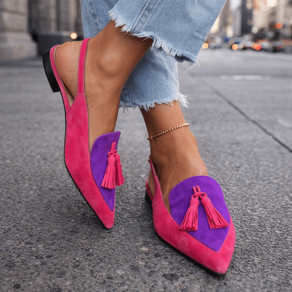 Charlotte - Sandals with Straps and Tassels