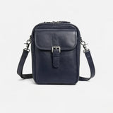 Women’s Compact Leather-Look Crossbody Handbag