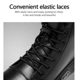Men’s Leather-Look Fleece-Lined Chukka Boots