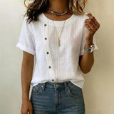 Casual Solid Blouse