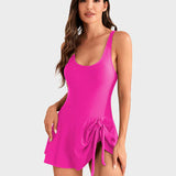 👙Last Day Sale💃 Women's One Piece Tummy Control Tie Knot Swimsuit