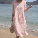 Casual Floral Print Dress