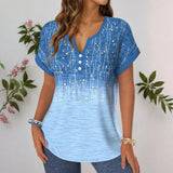 Vintage Floral Print Blouse