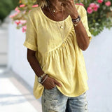 Casual Solid Blouse