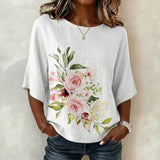 Vintage Floral Printed Blouse