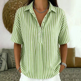 Casual Striped Blouse