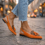 Charlotte - Sandals with Straps and Tassels
