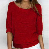 Casual Solid Colour Jumper