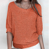 Casual Solid Colour Jumper