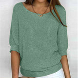 Casual Solid Colour Jumper