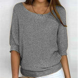 Casual Solid Colour Jumper