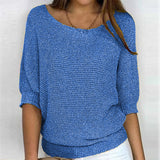 Casual Solid Colour Jumper