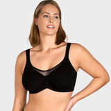 🏆 Last Day Special Price £9.99! 💐Women's Elegant Sheer Full Coverage Plus Size Bra