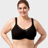 🏆 Last Day Special Price £9.99! 💐Women's Elegant Sheer Full Coverage Plus Size Bra