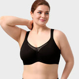 🏆 Last Day Special Price £9.99! 💐Women's Elegant Sheer Full Coverage Plus Size Bra
