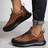 Men's Casual Leather-Look Air Cushion Shoes